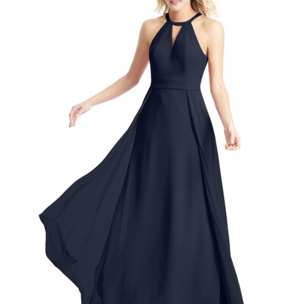 Azazie Navy dress